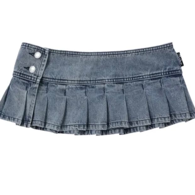 -ˋˏ 앤디아더 블루 맥시 턱 스커트 ˎˊ-