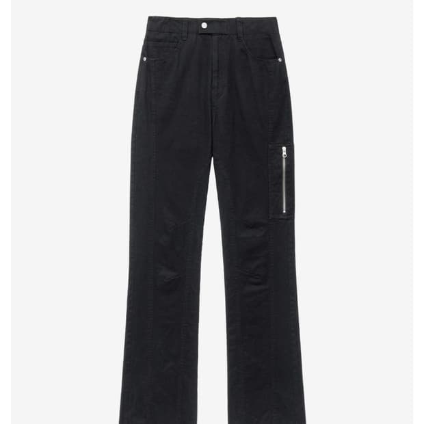 인사일런스 워시드 부츠컷 팬츠