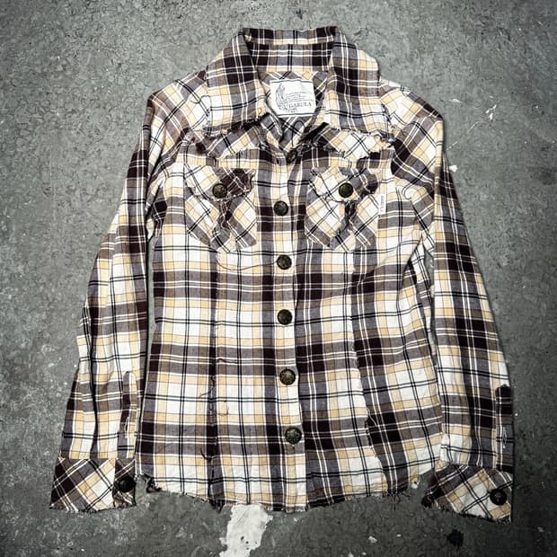 GARULA - Distressed Check Shirt
