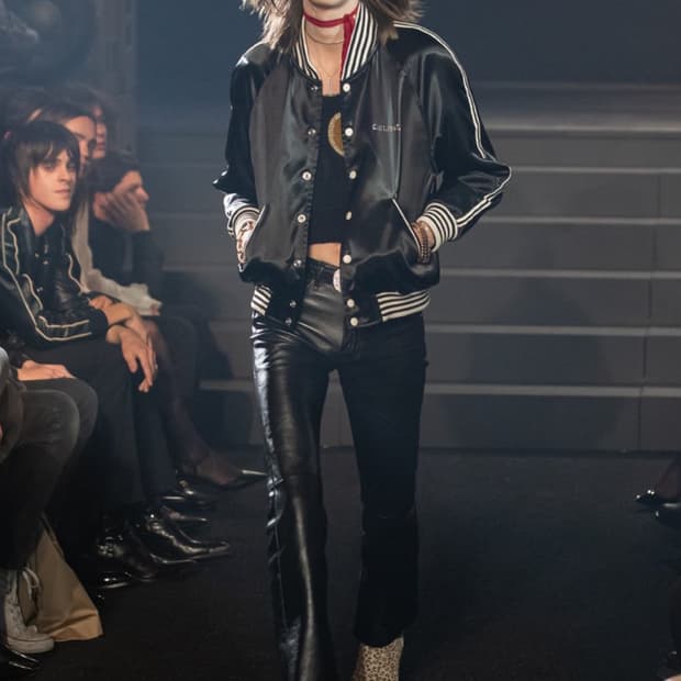 [BTS 뷔님 착용] 셀린느 23fw 임브로이더리 새틴 테디 자켓