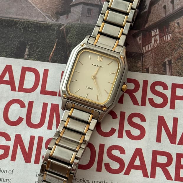 Seiko 세이코 Cadet 스퀘어 콤비