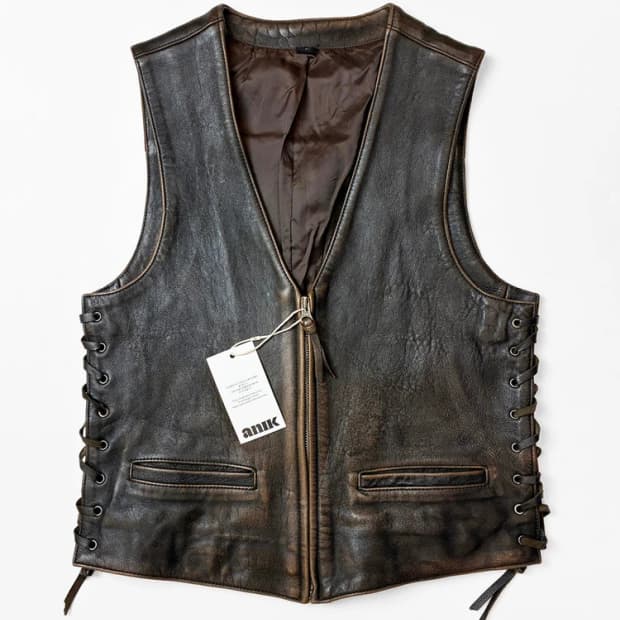 Selectede 90's 소가죽 코르셋 웨스턴 베스트 PN5528