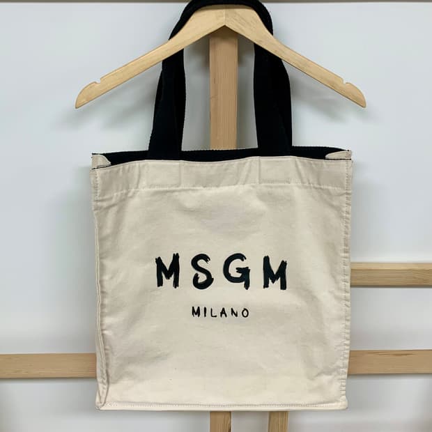 MSGM 밀라노 토트백 에코백 (ivory)