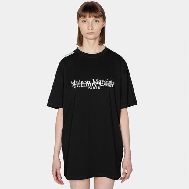 메종 마르지엘라 x Tommy cash 자수 오버사이즈 티셔츠