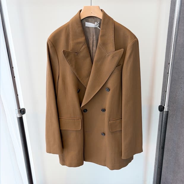 (정품/새상품) 아워레가시 남성 올리브 브로큰 새틴 블레이저