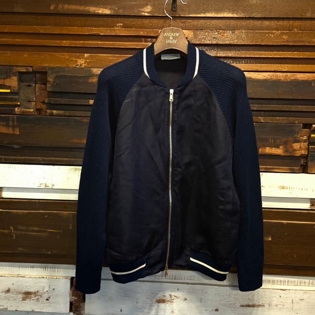 이탈리아 브랜드 자노네 니트블루종