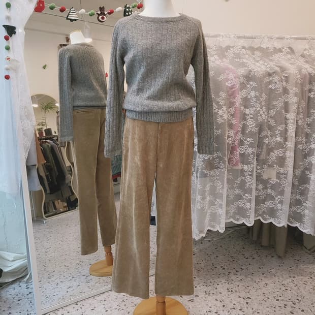 세미부츠컷 코듀로이 팬츠(Japan made)