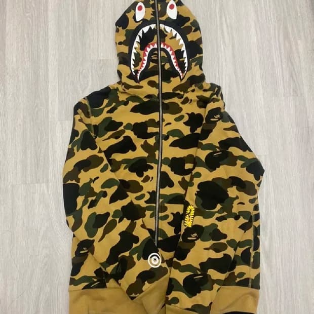 베이프 리버시블 후드집업 L