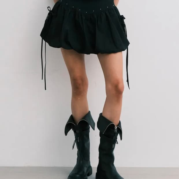 미드나잇블루 bl skirt (black)