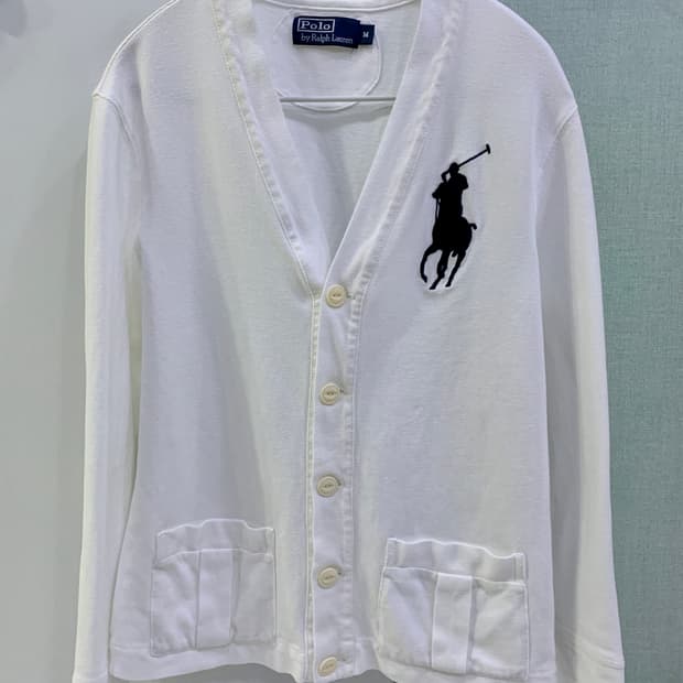 폴로 빅포니 코튼 가디건 