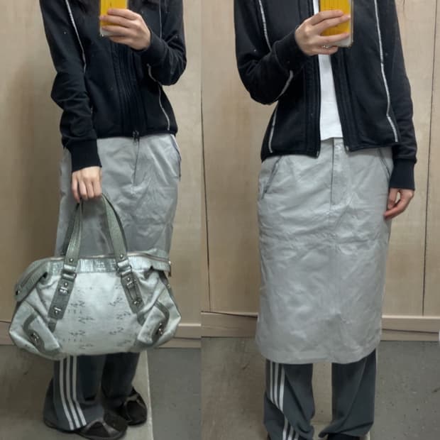 [직수입] 빈티지 후드 집업 자켓