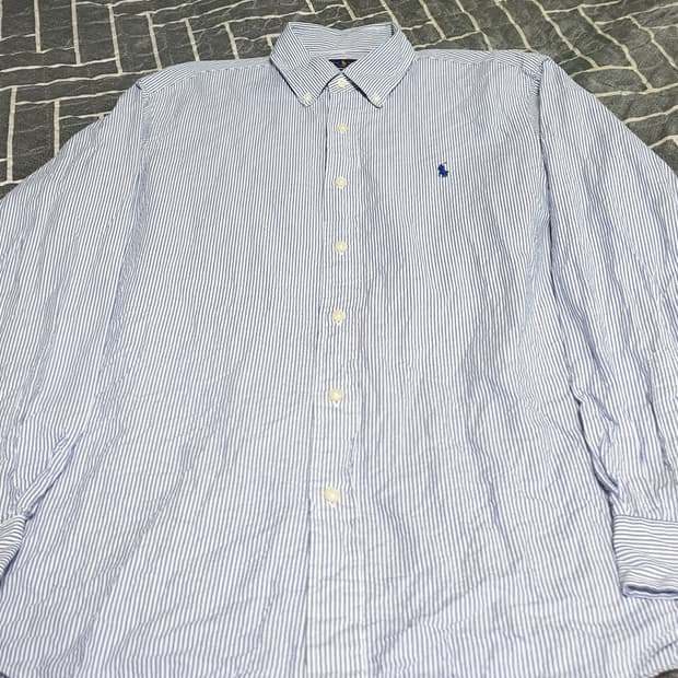 폴로랄프로렌 클래식핏 스트라이프 셔츠 (L)