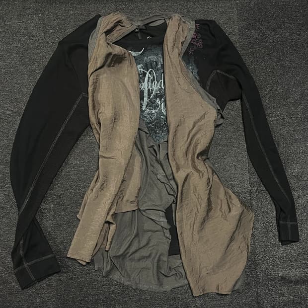 JPN Gothic punk grunge-vest
