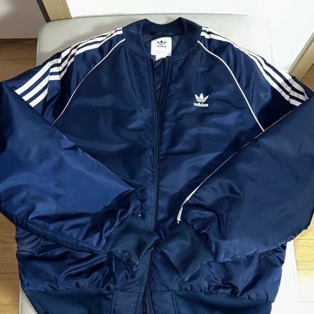아디다스 봄버자켓 네이비