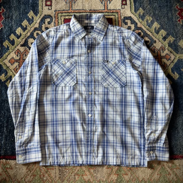 Wtaps blue check Shirt