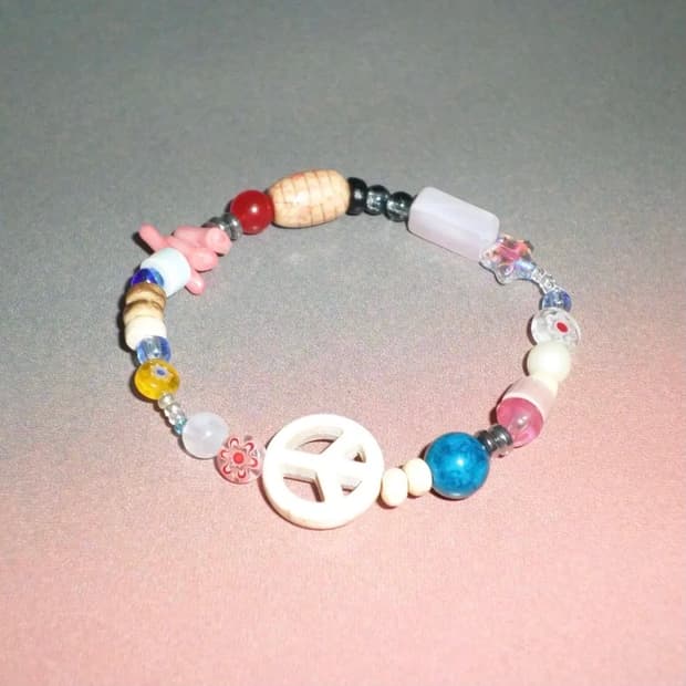 핸드메이드 빈티지 원석•비즈 팔찌