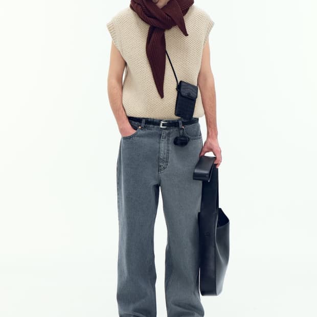 렉토 로우와이즈 와이드 데님진