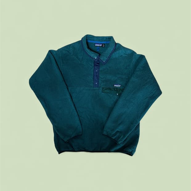 파타고니아 Usa 90s 신칠라 그린 풀오버L