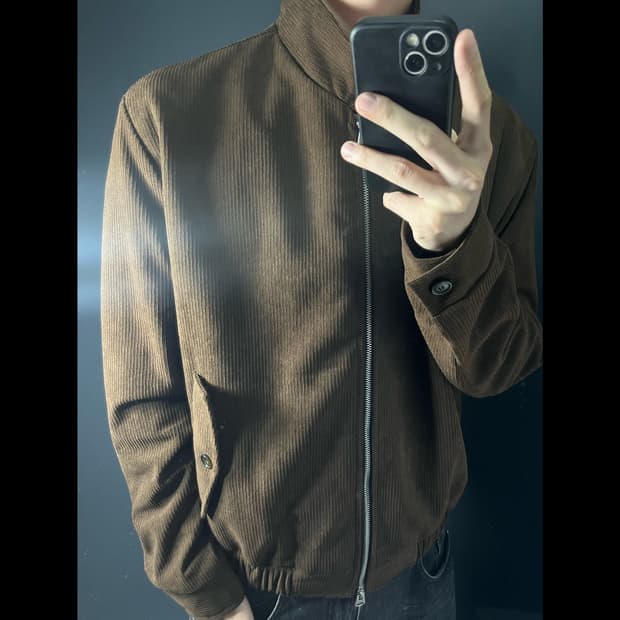 RAYGUN 코듀로이 헤링턴 자켓