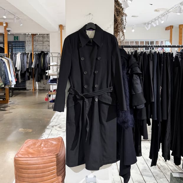 폴스미스 블랙 클래식 트렌치 코트