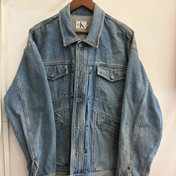 N101. 90년대 usa CK 데님자켓