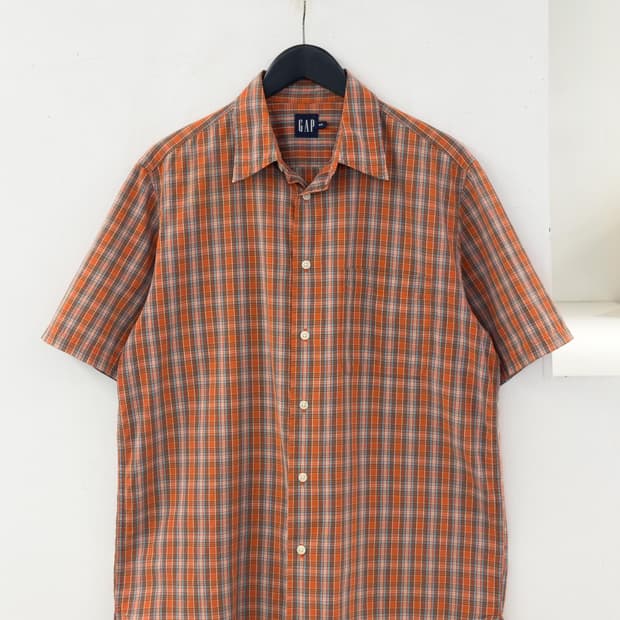 GAP 체크 셔츠