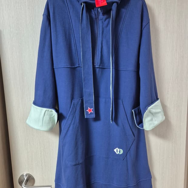 럭키슈에뜨  후드 원피스 반집업 후드 36