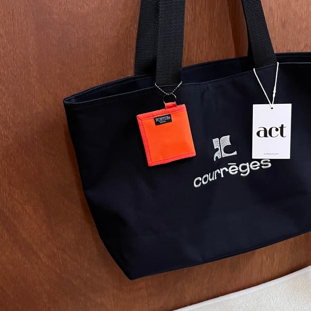 포터 코인 멀티 파우치 오렌지