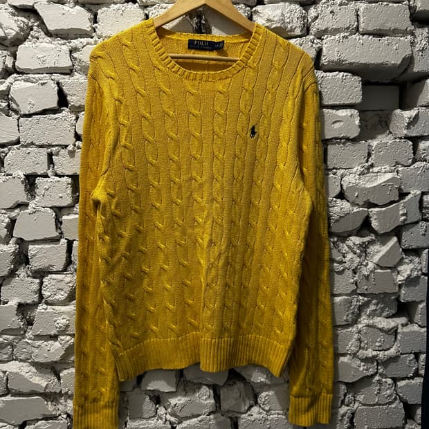 폴로 랄프로렌 꽈배기 니트