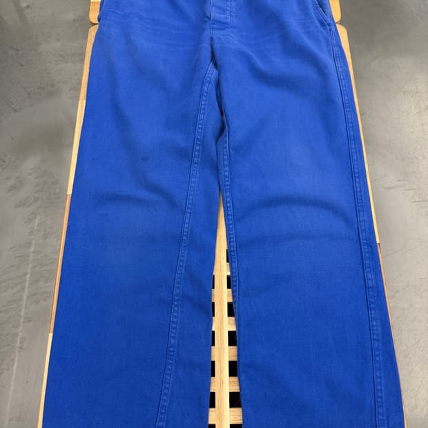 70s WASHED BLUE VINTAGE FRENCH 프렌치워크팬츠