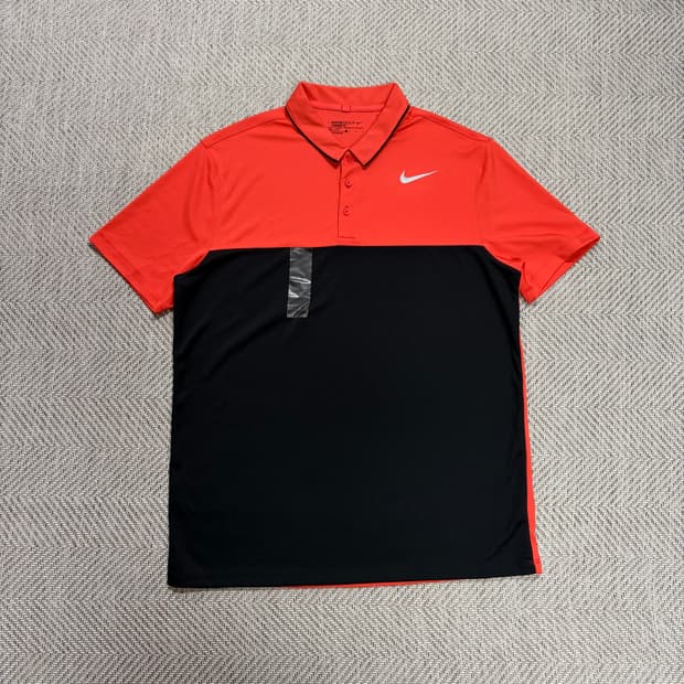 (L)나이키골프 투톤 져지폴로티 새상품 