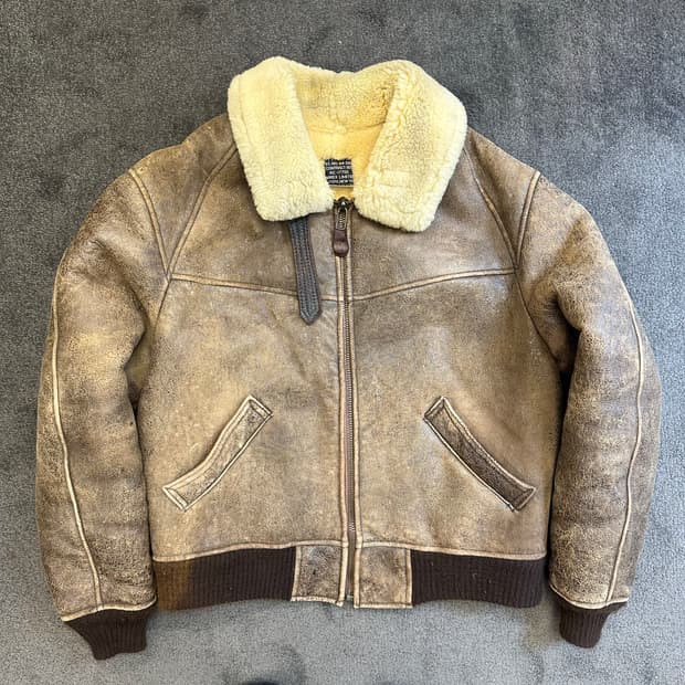 Avirex B-3 무스탕 자켓 40사이즈 L