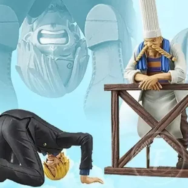 원피스 드라마틱 쇼케이스 상디&제프 피규어 팝니다