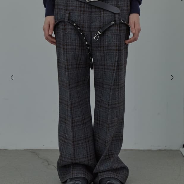 LCDC 팬츠 [S] BELTED TAILORED TROUSERS_CHE