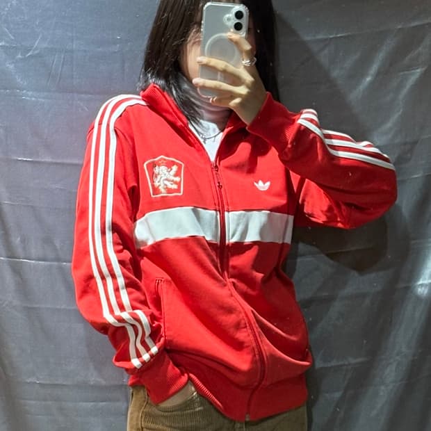 S 아디다스 파이어버드 체코레드 트랙탑