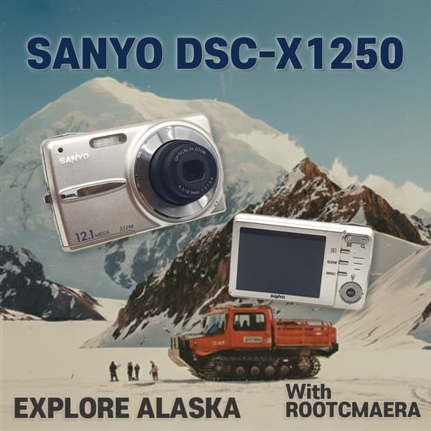 산요 DSC-X1250 샴페인 골드 🥂 빈티지 디카 디지털카메라