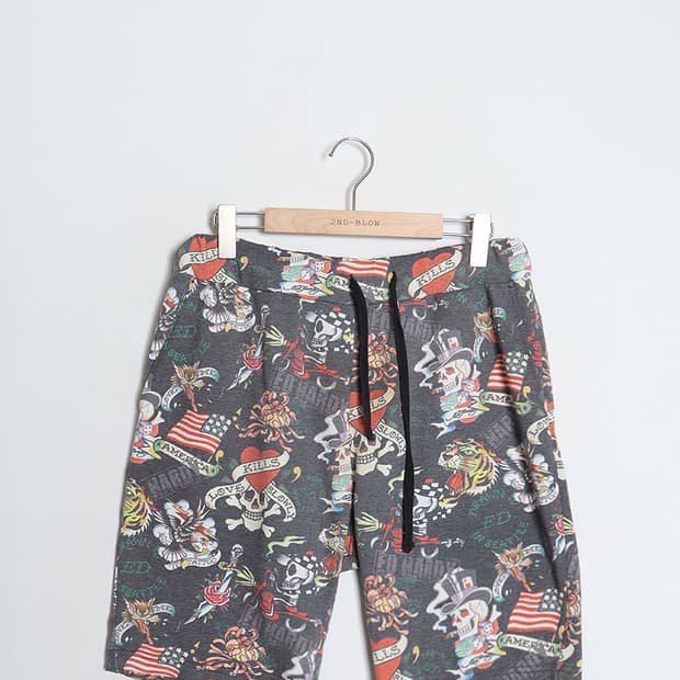 Ed Hardy Tatto Cotton Shorts (31~32)