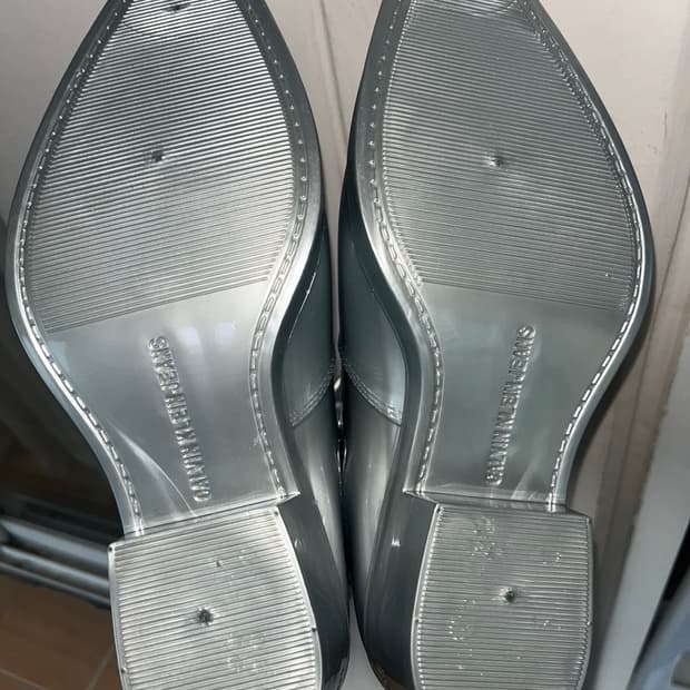 캘빈클라인 205W39NYC 라프시몬스 부츠 실버 42