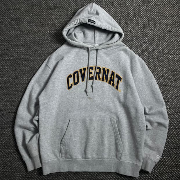 커버낫 빅로고 박시핏 후드 티셔츠o 4581