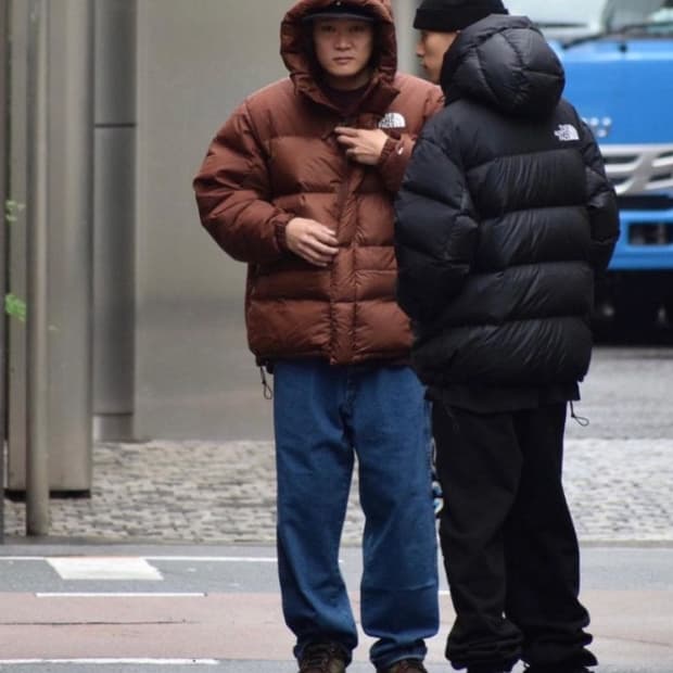 새제품)노스페이스 히말라얀 다크 오크 M 패딩