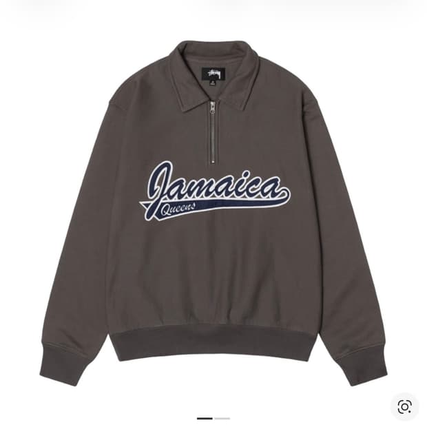 스투시 데님티어스 하프집업 L