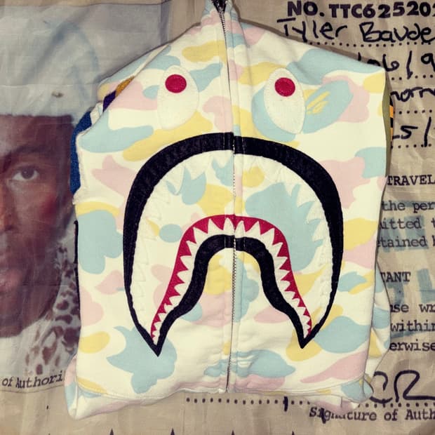 베이프 샤크 후드 캔디카모 (정품)