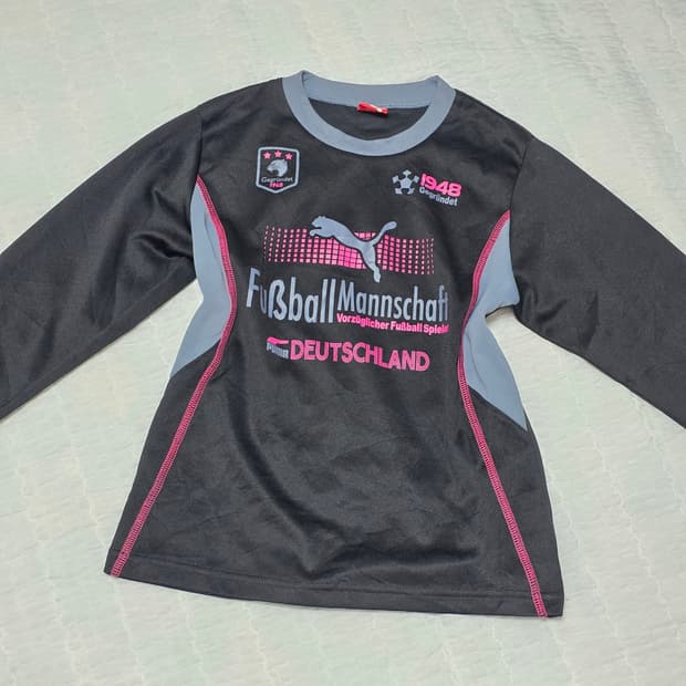 일본빈티지) 스트릿 y2k 풋살 축구 유니폼 긴팔티셔츠