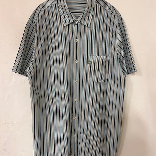 노스페이스 스트라이프 쿨맥스 반팔 셔츠 L