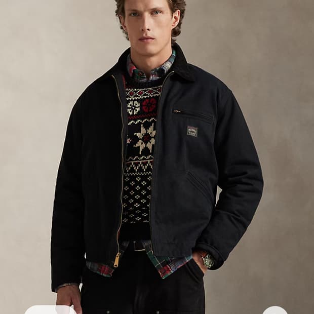 25시즌 폴로 컨트리 캔버스 자켓 xs