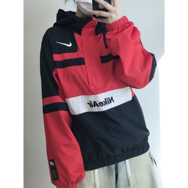 나이키 트레이닝 아노락 바람막이 M