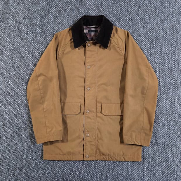 유니클로 코듀로이 브라운 헌팅 자켓
