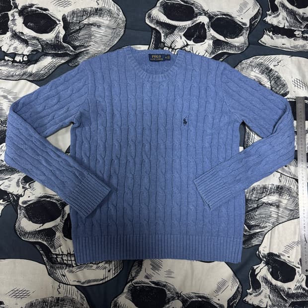 폴로랄프로렌 꽈배기니트 M사이즈