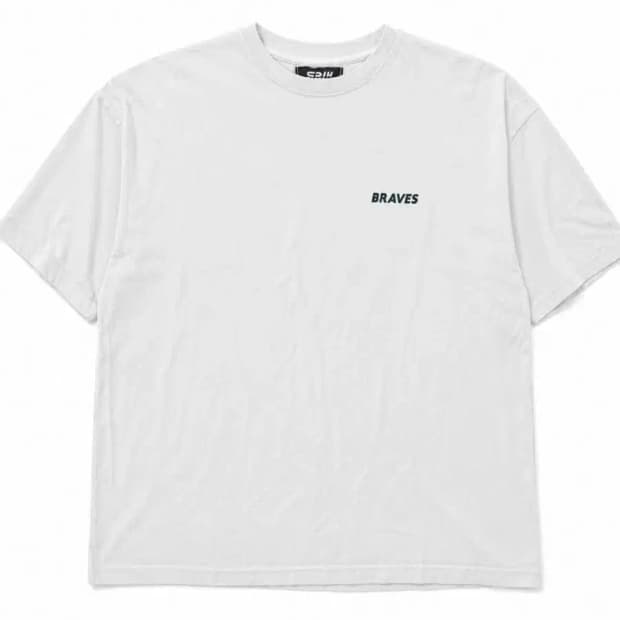 RBW BRAVES 화이트 반팔티 M