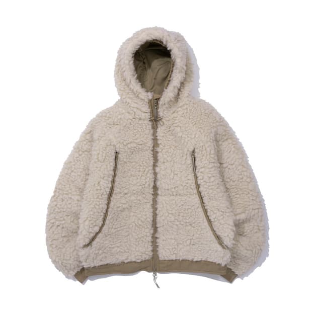 엑스트라오디너리 후드 점퍼 뽀글이 플리스